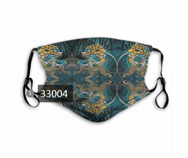 New 2021 NFL Jacksonville Jaguars 102 Dust mask with filter